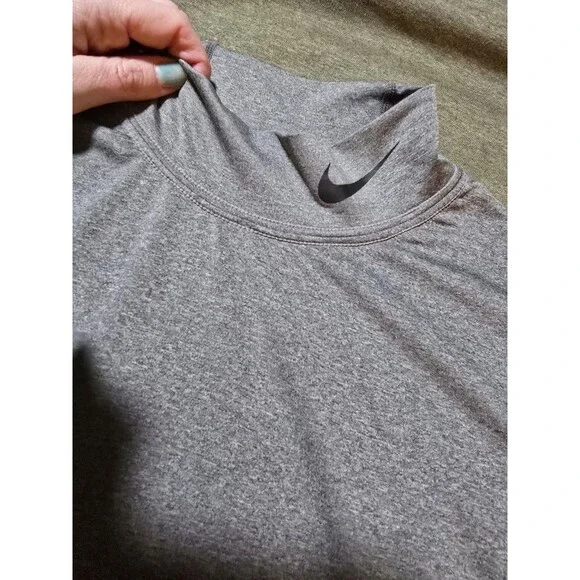 Nike Golf Tour Performance Dri Fit pro combat Mockneck Men's Polo medium - Picture 4 of 7